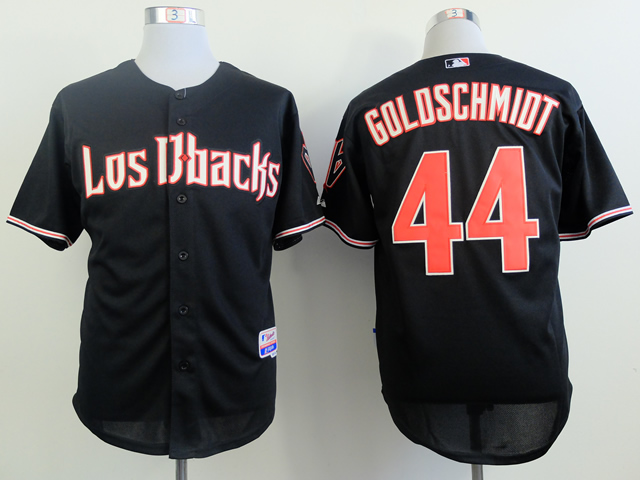Men Arizona Diamondback #44 Goldschmidt Black MLB Jerseys